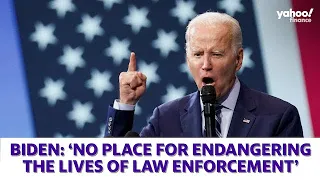 President Biden on defunding the police and FBI