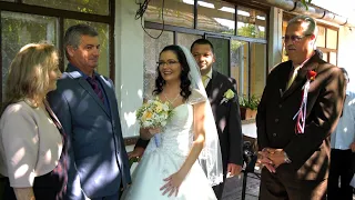 Judit és Zoltán hagyományos esküvője, Lánykikérő és búcsúztató, menyasszony búcsúztató, Csépa