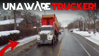 AMERICAN TRUCK DRIVERS DASH CAMERAS | Intersection Crash, Worst Driver, Stray Tire On The Road! #182
