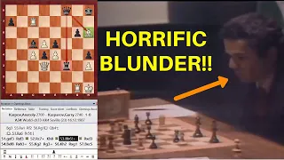 Kasparov’s Horrific Blunder VS Karpov! | World Chess Championship Match 1987