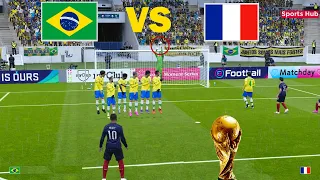 Brazil Vs France | FIFA World Cup 2026 | Neymar vs Mbappe | eFootball PES Gameplay