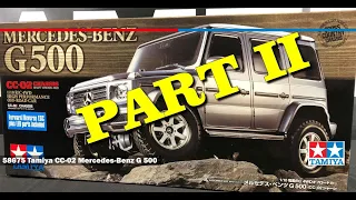 Lets build the CC-02 Tamiya Mercedes-Benz G 500 Part 2