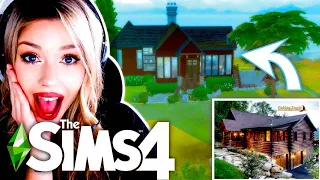 Recreating a Real Life House & Floor Plan BUILD CHALLENGE in The Sims 4