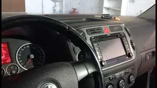 Installation of Android radio and reversing camera on Volkswagen Tiguan