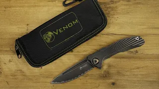 Venom New Concept Tungsten Carbide от Kevin John, сталь S35Vn + полная разборка !!!