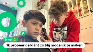 Charlie (11) is dankzij TikTok ineens een beroemde kapper