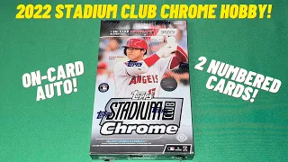 2022 Topps Stadium Club Chrome Baseball Hobby Box Opening Review! Great Product! New Sports Cards!