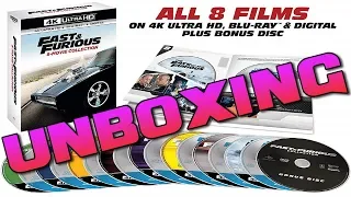 FAST & FURIOUS 4k UHD 8-Film collection UNBOXING
