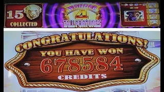 Massive Jackpot Handpay On $4.80 Bet!! Buffalo Gold Tall Fortunes!! 3K Subs Celebration