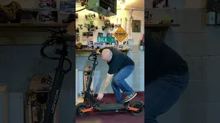 Folding Joyor scooter for the first few times