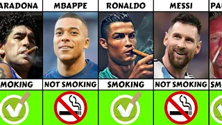 Famous Football Players Who Smoke Cigarettes In Real Life And Who Don't