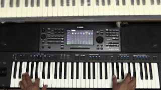 Asi suena un ritmo con  sonido ya programados y combinado n  YAMAHA PSR SX700