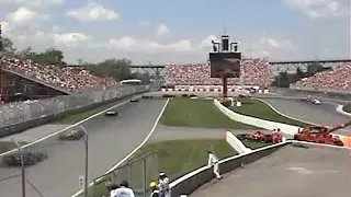 Crash Robert Kubica Montreal 2007 from the stands