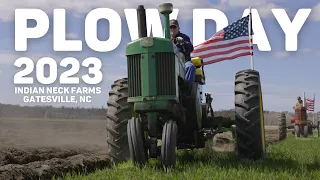 Plow Day - Indian Neck Farms 2023 | Antique Tractors Farming | Gatesville, NC