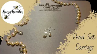 Make a Pearl Jewelry Set with Me! Part 1: Earrings