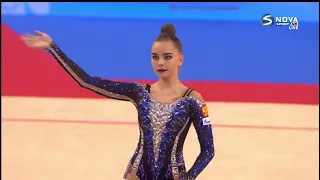 Arina Averina (RUS) Ribbon Q - European Championships 2021