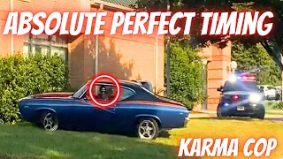 KARMA COP - Bad drivers & Driving fails -learn how to drive #923