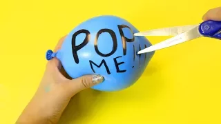 POP IT SLIME CHALLENGE | Pop the balloon and make slime | Slimeatory #143