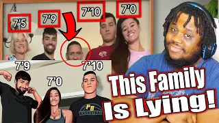 SunnyV2 Awful TikTok Family Is Making Millions By Lying About Height | Dairu Reacts