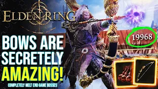 Bow BUILDS Have a POWERFUL Secret! Elden Ring HIGHEST DAMAGE Bow Build For End Game