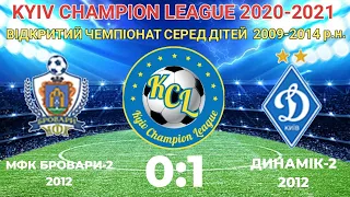 KCL 2020-2021 МФК Бровари-2 - Динамік-2 0:1 2012