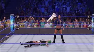 WWE 2k22 SMACKDOWN SASHA BANKS ATTACKS SHOTZI