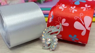 DIY 🎀 Идея для Вас! Делаем из простого материала , а получаем эксклюзив/ Бантики из лент