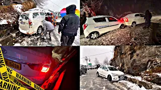 Cars Sliding on snow |Too Many live Accidents in 1 Day | Did Night Rescue