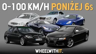 10 Najtańszych AUT przyspieszających do 100 km/h poniżej 6s!