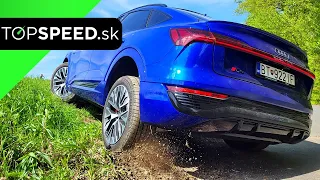 TEST AUDI Q8 etron - dá aj 530 km, ak nepôjde na diaľnicu