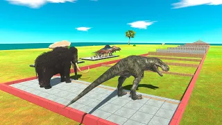 Dinosaur vs Mammal Power Tournament - Animal Revolt Battle Simulator
