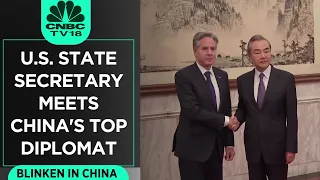 U.S. Secretary Of State Anthony Blinken Meets China's Top Diplomat Wang Yi For Talks In Beijing