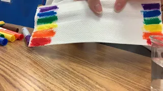 Paper Towel Rainbow Experiment