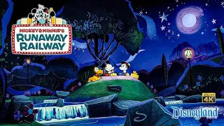 Mickey & Minnie's Runaway Railway Low Light 4K POV with  Queue Disneyland 2023 05 31