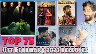 February OTT releases, Movies & Web Series, Gehraiyaan, Vikings Valhalla, Rangasthalam, Mersal &more