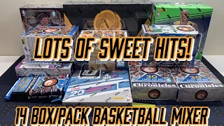 *LOTS OF SWEET HITS!* 14 Box/Pack Basketball Mixer - OPULENCE, Prizm, Cornerstones, & More