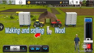 How to get Wool and selling 100% Wool in Fs 16| sheep feeding in Farming simulator 16|Timelapse|