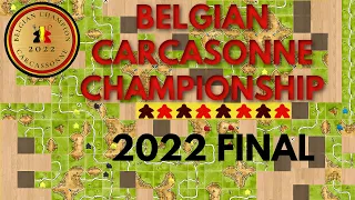 Belgium Carcassonne Championship 2022 FINAL