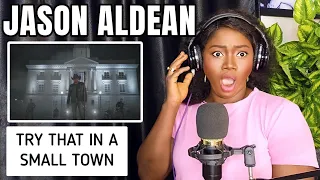 FIRST TIME HEARING Jason Aldean - Try That In A Small Town (REACTION!)