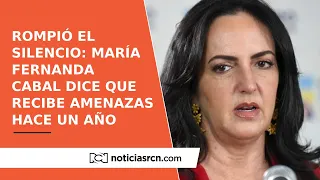 Senadora María Fernanda Cabal rompió el silencio y habló sobre las amenazas del ELN