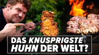 Das perfekte Huhn vom Grill -  maximal knusprig und saftig zugleich: Butterfly Chicken!