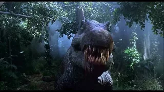 Jurassic Park 3 - Spinosaurus destroys Plane scene (and T-Rex vs Spinosaurus)
