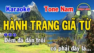 Hành Trang Giã Từ Karaoke Tone Nam - Nhạc Sống - Ngọc Linh Karaoke