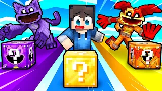 SMILING CRITTERS vs LUCKY BLOCK RACE v Minecraftu!