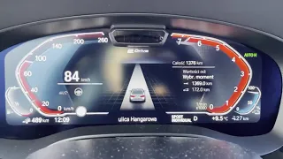 BMW G30 545e Acceleration / Przyspieszenie