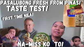 BUHAY AMERIKA:SALAMAT SA NAGHATID NG PASALUBONG GALING PINAS! NAGUSTUHAN NG LAHAT! NAG TASTE TEST!