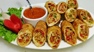 Chicken Spring Roll Restaurant Style | चिकन स्प्रिंग रोल | Spring Roll Recipe | Chef Ashok