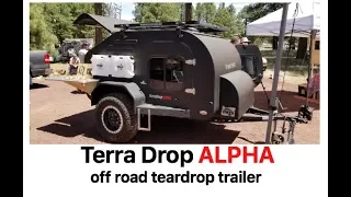 Terra Drop heavy duty tear drop trailer by Oregon TrailR : Overland Expo 2018