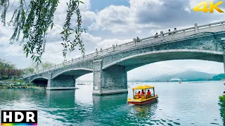 Visit China's largest Royal garden lake: Xuanwu, Rainy Relax Walk tour