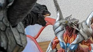 S.H.MonsterArts ガメラVSイリス　空中戦　　stopmotion